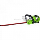 גוזם גדר חי נטען greenworks גרין וורקס - 24V - גוף בלבד גוזם גדר חי נטען greenworks גרין וורקס - 24V - גוף בלבד