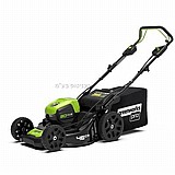 מכסחת דשא נטענת greenworks גרין וורקס 80V + סוללה 2A + מטען מהיר מכסחת דשא נטענת greenworks גרין וורקס 80V + סוללה 2A + מטען מהיר