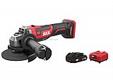 משחזת זווית נטענת Brushless עם התנעה רכה 125 מ"מ ("5) +סוללה 2.0AH+ מטען SKIL משחזת זווית נטענת Brushless עם התנעה רכה 125 מ"מ ("5) +סוללה 2.0AH+ מטען SKIL