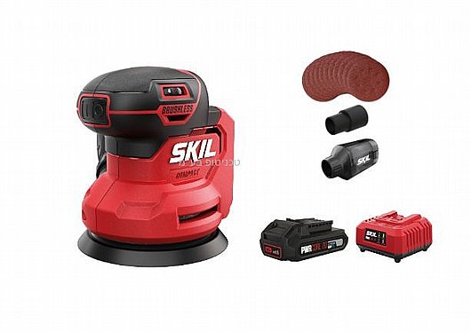 ����� �������� "5 (125 �"�) ����� 20V Brushless XP �� ������ ������ �������� + ���� ����� + ����� 2.0AH+ ���� SKIL 